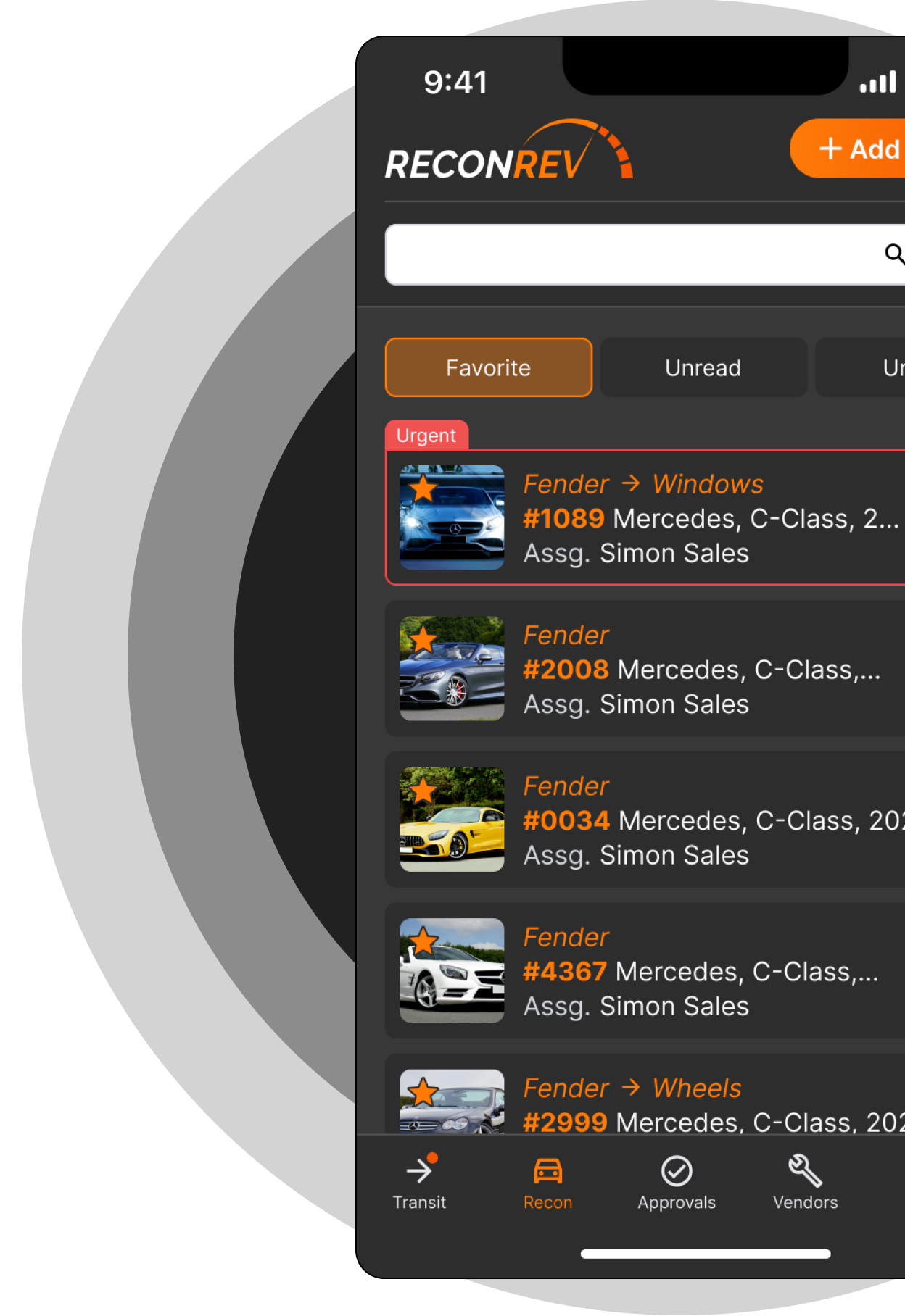 ReconRev Dealership App